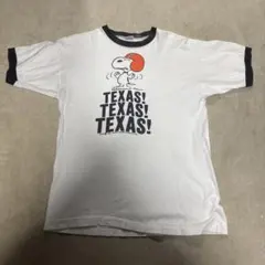 ビンテージCHAMPIONスヌーピー テキサス Tシャツ 白、黒！！