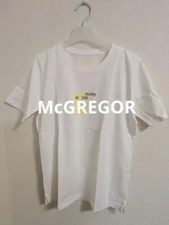マックレガー　新品タグ付き　ホワイト 半袖 Tシャツ 　プリント入り