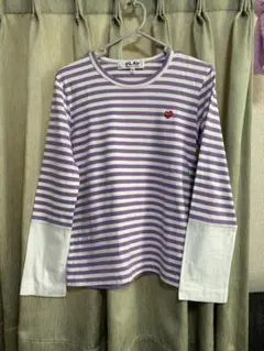 PLAY コム・デ・ギャルソン 長袖Tシャツ M