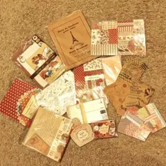 ♡アンティーク柄 おまとめセット/レターセット.封筒.シール.ギフト袋など②♡