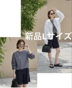 【新品タグ付き】mysa 田中里奈 ラッシュガード Lサイズ　しまむら