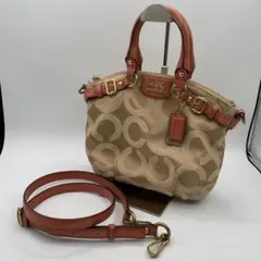 COACH コーチ 馬車ロゴ マディソンオプアート ハンドバッグ ショルダー