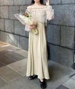 hinari チュールオケージョンドレス