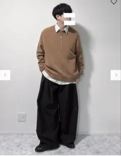 UNIQLO Uプレミアムラムリブクルーセーター　L