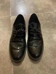TOD'S ウィングチップ レースアップシューズ ブラック