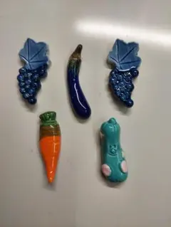 カラフルな陶器の箸置きセット