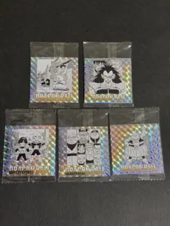 ドラゴンボール 40周年記念 ウエハース シール 5枚セット