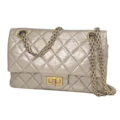 シャネル CHANEL 2.55 ミニマトラッセ Wフラップ ショルダーバッグ