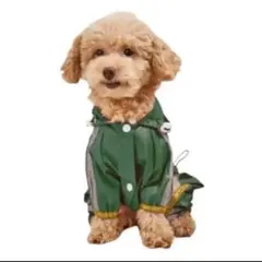❤️雨の日の必需品❤️犬用レインコート 帽子付 Sサイズ ペット用レインコート 梅雨