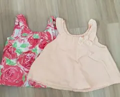 ベビザらス　GAP　ベビー　チュニック　80 ピンク　2枚セット