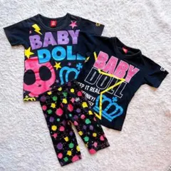 ベビードール 半袖 Tシャツ ズボン 110cm 3点セット