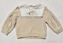 コトリ　刺繍 トレーナー 長袖　90cm