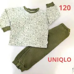 UNIQLO 動物柄 キルトパジャマ 120