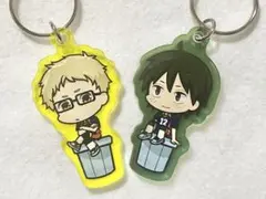 ハイキュー ゴミ捨て場の決戦展 アクリルチャーム 月島 山口①