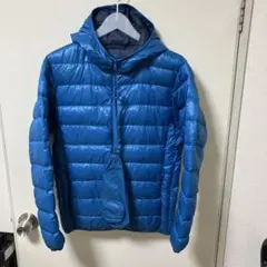 OLD UNIQLO 水色 スカイブルー ダウンジャケット サイズS 中古美品