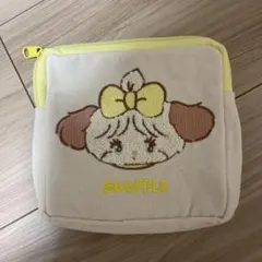 mikko　スフレ　キャラクター　ポーチ　イエロー　黄色