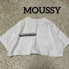 MOUSSY STUDIOWEAR マウジー半袖Tシャツ ホワイト