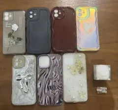 iPhone12対応 ケース7点まとめ売り＋充電器カバーセット