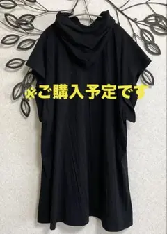 Y’sヨウジヤマモト　コットンのフード付きロングチュニックのサムネイル