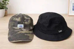 Lee カモフラージュ ブラック ハット 53-55cm