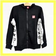 未使用品　タグ付　BABYDOLL　サイド切替　ジップパーカー　ブラック