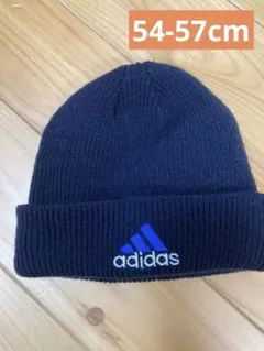 adidas ネイビー ニット帽