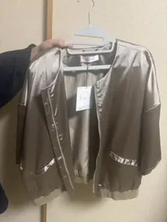 GALENA ベージュ(ゴールド) サテン　夏までお安くしております