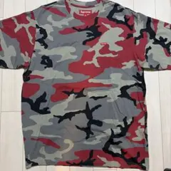 Supreme Small Box Tee Red Camo M