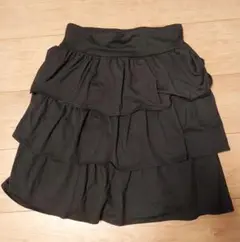 UNIQLO ブラック フレアスカート M