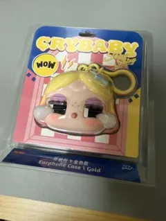 CRYBABY shinyshiny イヤホンケース　ゴールド