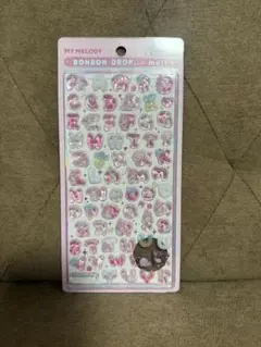 マイメロ　文字ボンドロ　ボンボンドロップシール