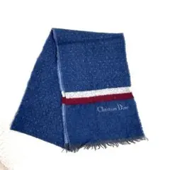 クリスチャンディオール 刺繍ロゴ入り マフラー