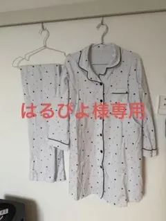 ドット柄パジャマセット　授乳可能　マタニティパジャマ