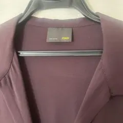 FENDI シルクブラウンシャツワンピース 半袖のサムネイル