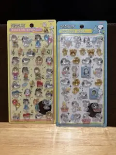 PEANUTS スヌーピー BONBON DROP シール 2枚セット
