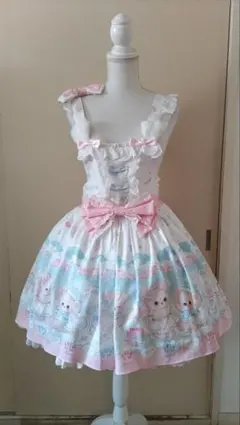 シャルミエール ジャンパースカート ホワイト fancy doll - メルカリ