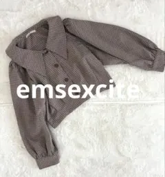 emsexcite チェック柄 ブラウス 長袖のサムネイル