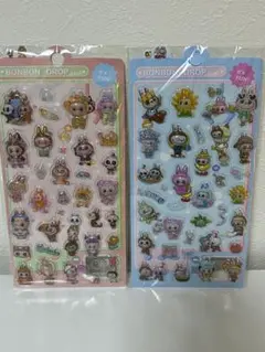 大人気♡ラブブ ボンボンドロップシール 2枚セット ⑥