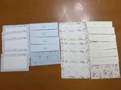 花柄レターセット2種