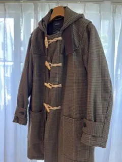 BEAMS TECHTWEED ダッフルコート M