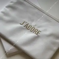 ディオール ノベルティ　オリジナル J'adoreポーチ　白　箱付き正規品