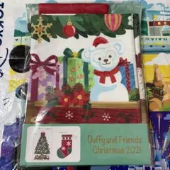 ディズニーリゾート　ディズニーシー　ダッフィーフレンズ　タペストリー　クリスマスのサムネイル