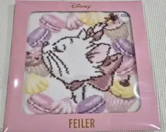 FEILER ディズニー　コラボ マリーちゃん マカロン　ハンカチ