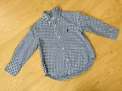 ☆RALPH LAURENラルフローレン☆ギンガムチェック長袖シャツ2/2T☆