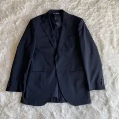極美品　マリクレール オム スーツ セットアップ ストライプ 黒 96A7 2026年最新】marie claire homme メンズ ビジネススーツの人気アイテム