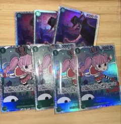 ワンピースカード 師弟の絆 ミホークsr 3枚ペローナ　sr 各4枚 緑ゾロ