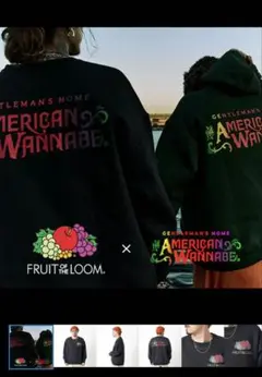 FRUIT OF THE LOOM×AMERICAN WANNA BEスウェット