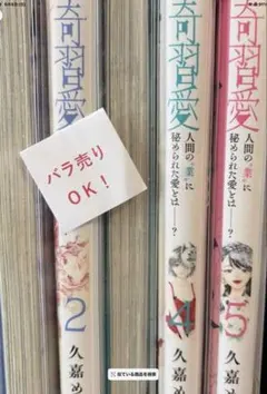 4097【バラ売可】奇習愛 2,4-5巻 3冊 久嘉 めいら 0304