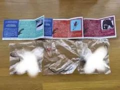 海洋堂 北海道ランド 北の動物フィギュアストラップ 未開封フィギュア 3点セット