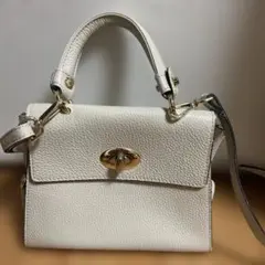 BARNYARDSTORM 2WEYアイボリーレザーハンド/ショルダーバッグ